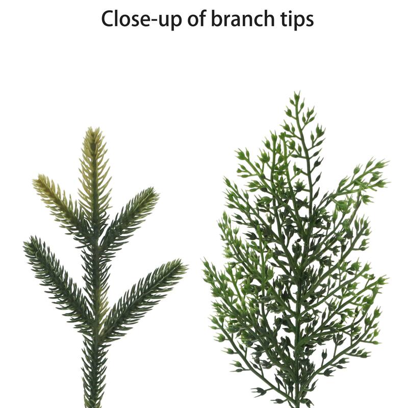 Puleo International 6' x 10" Pre-Lit Artificial Adorned Battery-Operated Garland