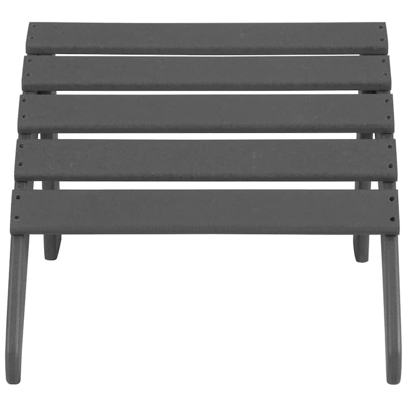 Altura Outdoor Eco-Friendly All Weather Adirondack Chairs with Ottomans (4-Piece Conversation Set)