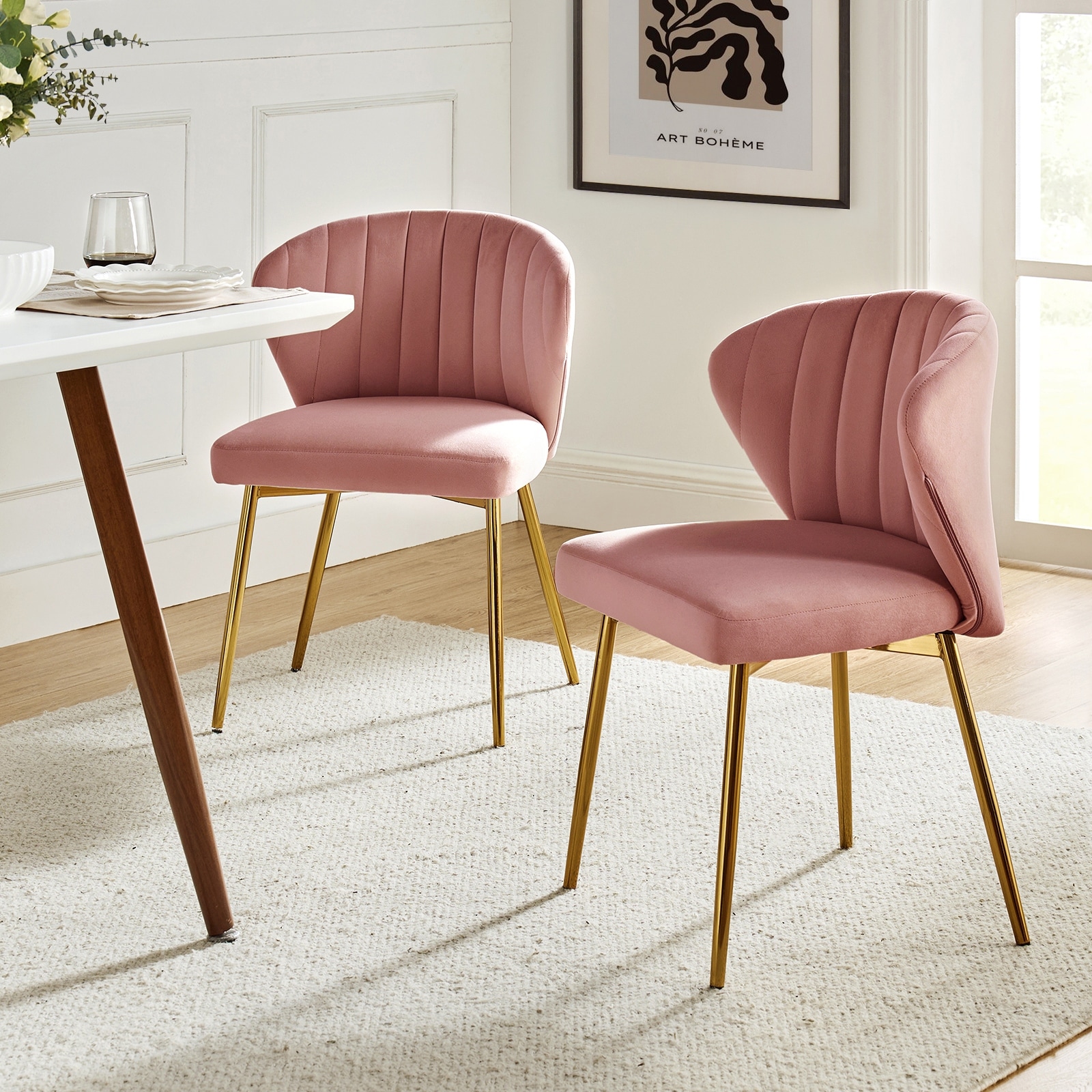 Dunelm kendall chair new arrivals blush