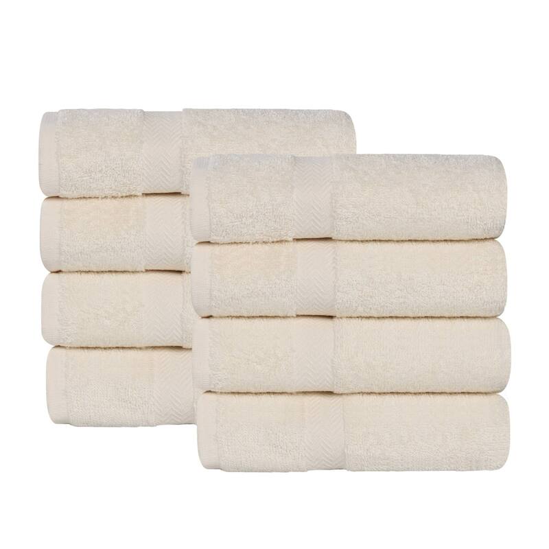 Superior Franklin Cotton Lightweight Hand Towel Set of 8