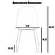 preview thumbnail 3 of 71, Set of 4 Plastic Dining Side Chair Wood For Event Kitchen Office Event Garden Patio Cafe Indoor Outdoor