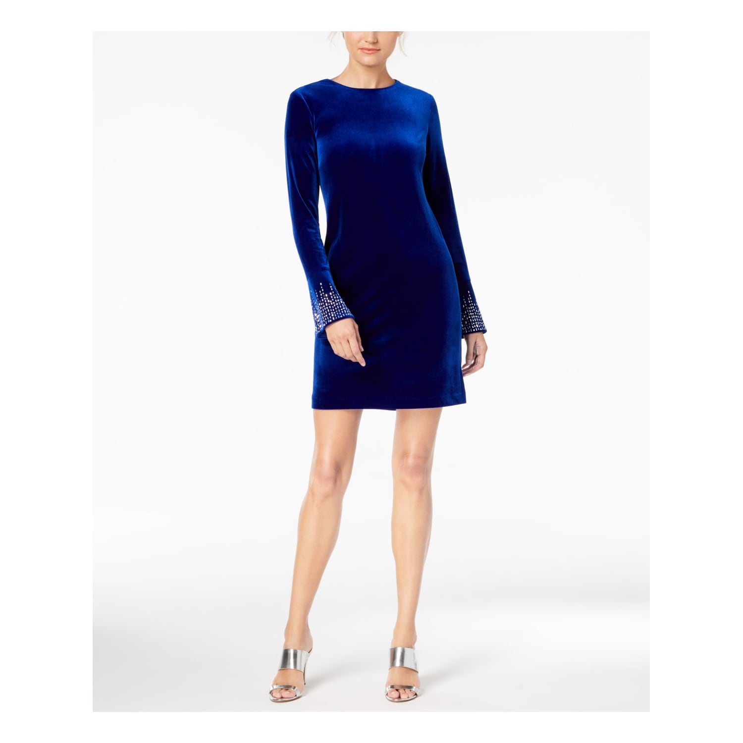 calvin klein sheath dress blue