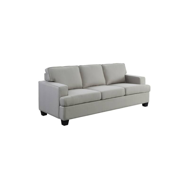 Jobyna Khaki Textured Fabric Living Room Set
