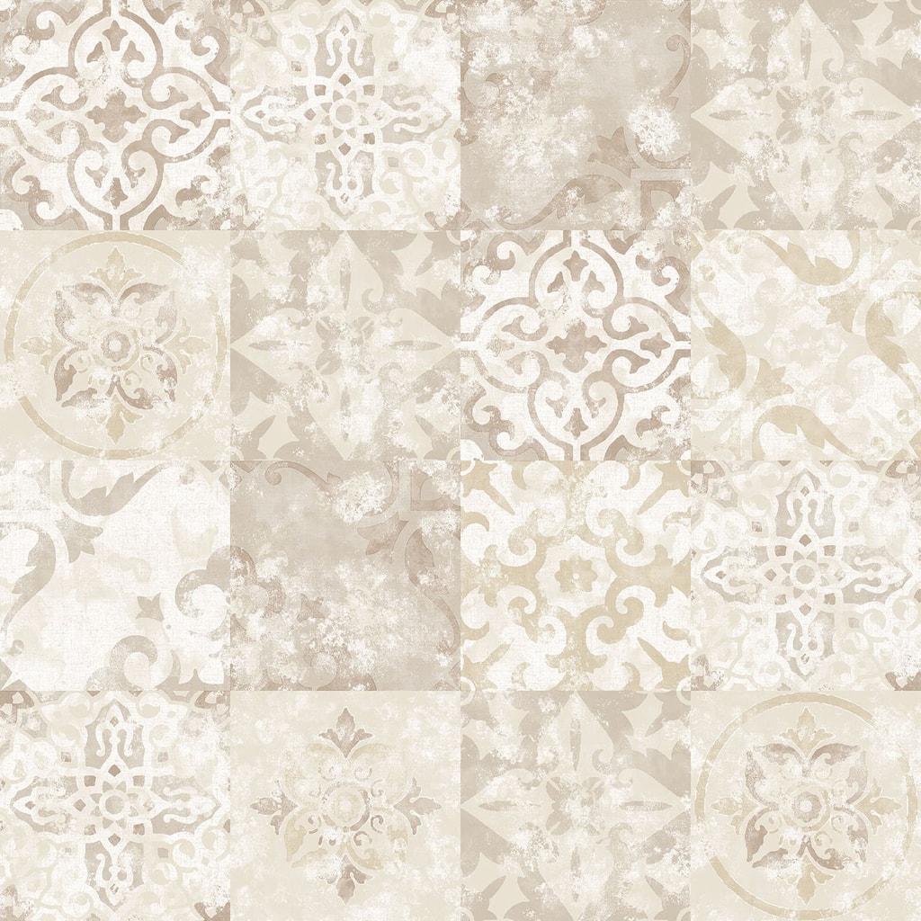 Galerie Wallcoverings Kitchen Recipes Mosaic Tile Vinyl on Non-woven Matte Wallpaper Roll