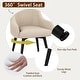 preview thumbnail 7 of 8, Swivel Dining Chairs Set of 2 Upholstered Accent Chairs Living Room Chairs Desk Office Arm Chair