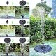 preview thumbnail 3 of 6, 12LED 3W Solar Fountain Solar Panel Powered Fountain Water Pump Bird Bath Patio Landscape Floating Solar Fountain with Nozzles