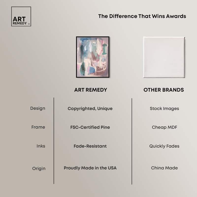 Silk and Satin I Canvas by Art Remedy