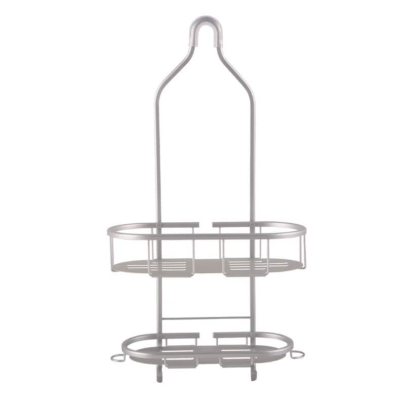 Utopia Alley Rustproof Aluminum Shower Caddy for Shower Heads - Hanging Shower Caddy Organizer, Chrome & Matte Black Finish