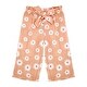 preview thumbnail 4 of 3, Toddler Girls 3 Piece Breezy Daisy Bodysuit, Pants and Headband Set, Peach