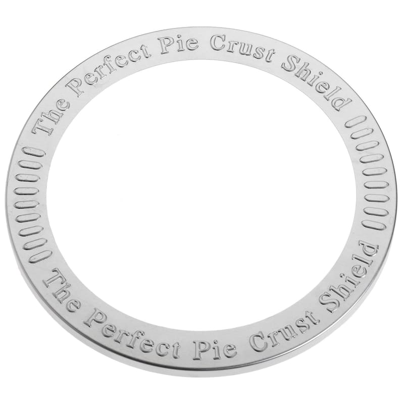 Norpro Reusable Aluminum 9" Pie Crust Shield - Prevents Burnt Crusts - 9 Inch - Silver - 9 Inch