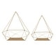 preview thumbnail 10 of 9, Kate and Laurel Prouve Metal Wall Shelves 2 pc set - 2 Piece