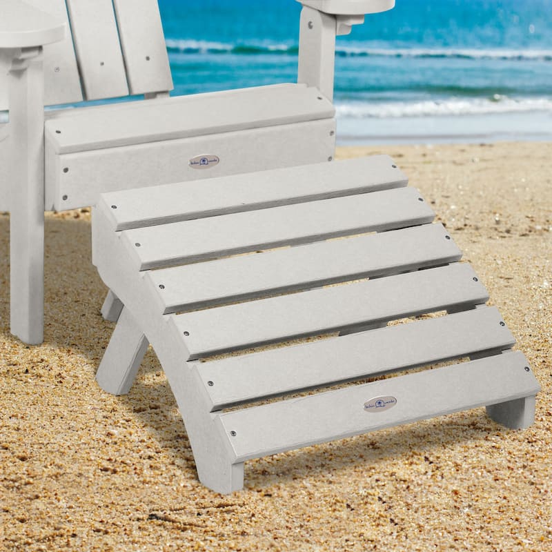 BAHIA VERDE OUTDOORS Folding Adirondack Ottoman
