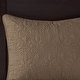 preview thumbnail 94 of 132, Madison Park Mansfield Reversible Oversized 3-piece Solid Texture Bedspread Quilt Set with Matching Shams