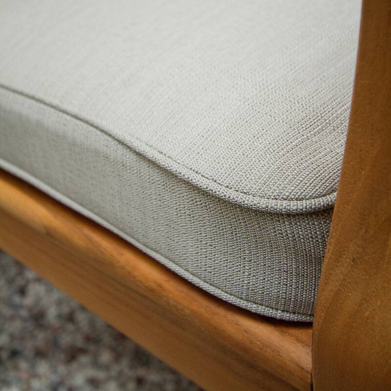 Cambridge Casual Lowell 5-piece Teak Outdoor Dining Sets with Cushions