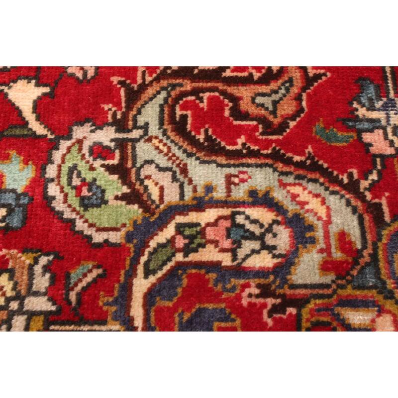 ECARPETGALLERY Hand-knotted Antalya Vintage Red Wool Rug - 3'3 x 4'6