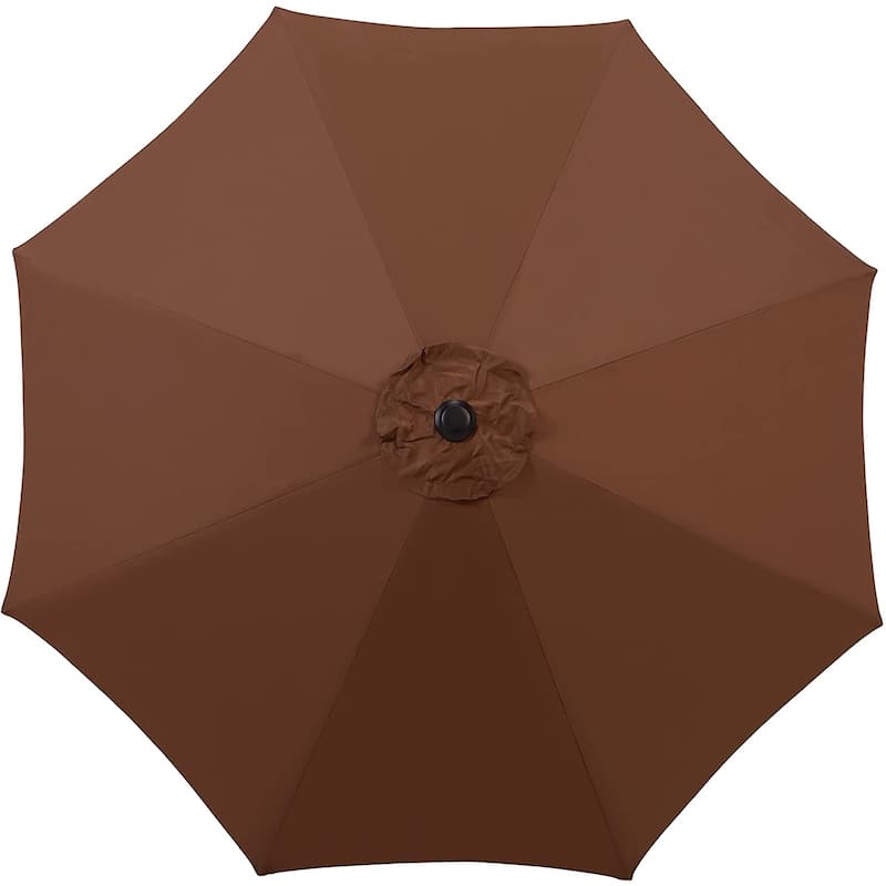 9FT Outdoor Market Patio Umbrella with Push Button Tilt and Crank,Table Umbrella,Swimming Pool Umbrella