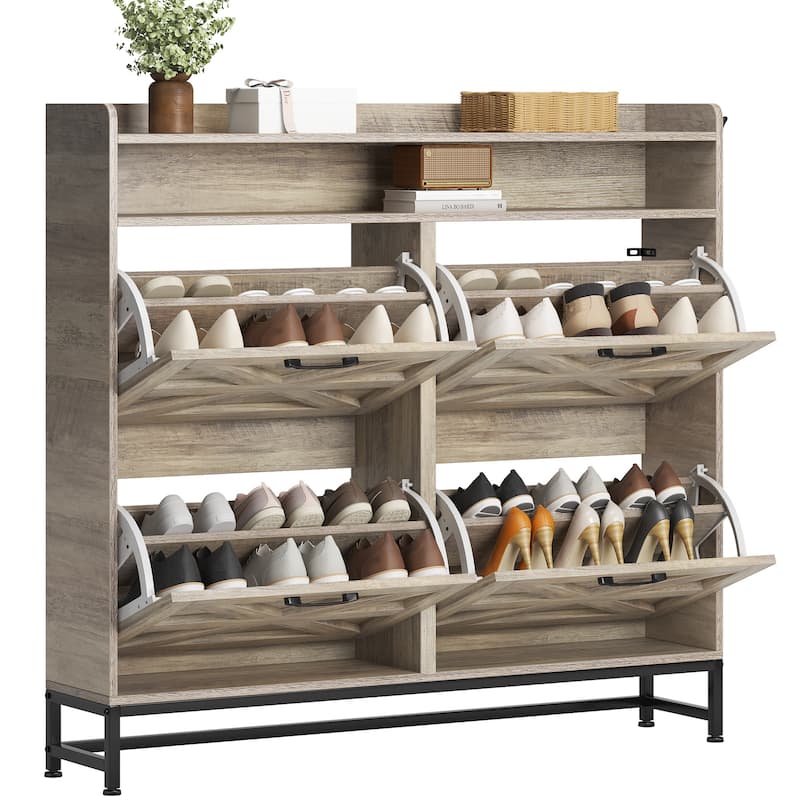 Shoe Cabinet, Entry Home Shoe Cabinet, Entrance Balcony Storage Cabinet, Large Capacity Shoe Rack