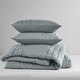 preview thumbnail 30 of 146, Chelsea Square Evans Pinch Pleated Soft Washed Boho Comforter Set