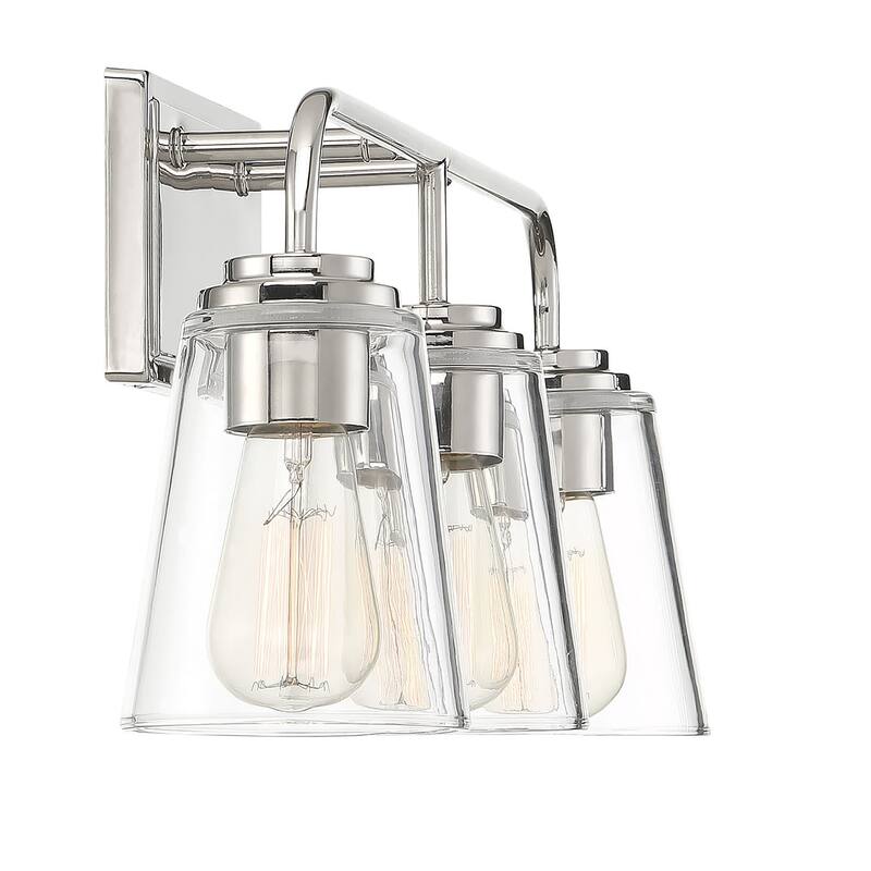 Meridian M80044 3 Light 24" Wide Bathroom Vanity Light with Tapered