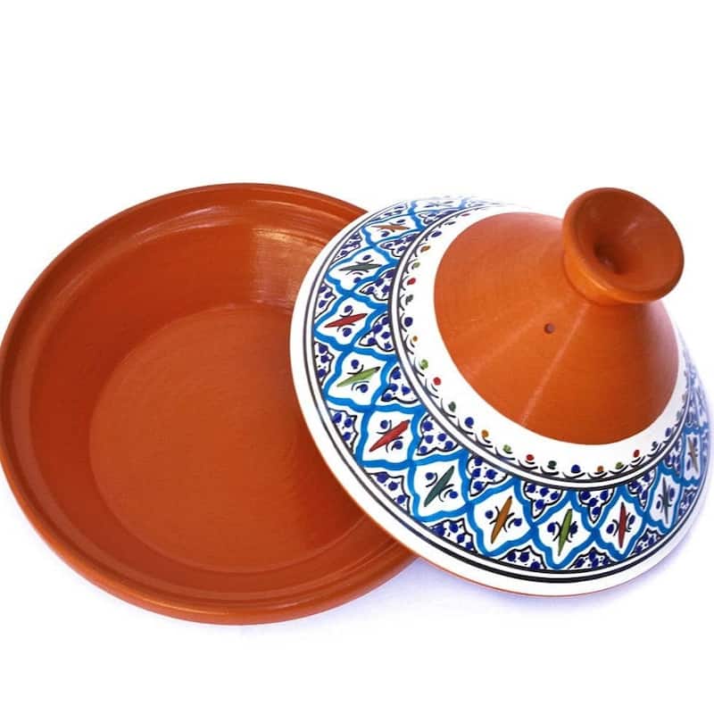Kamsah Bohemian Supreme Medium Tagine - Handcrafted Ceramic Pot