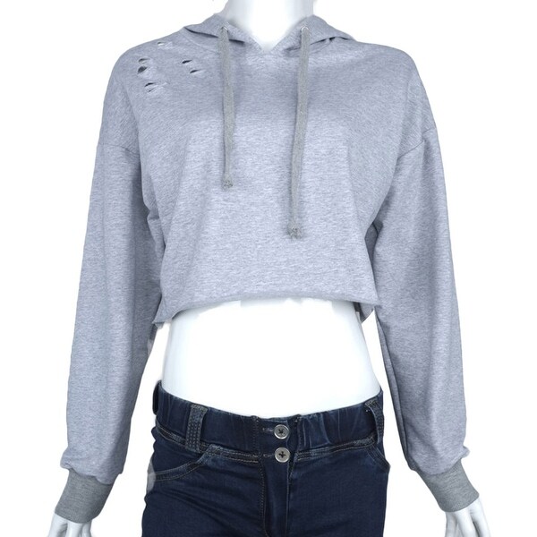 crop hoodie jumper