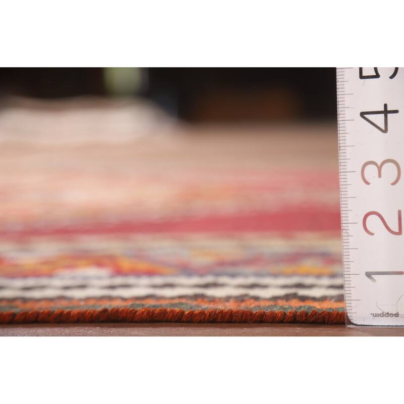 Vegetable Dye Kilim Qashqai Persian Vintage Area Rug - 5'3"x 7'7"