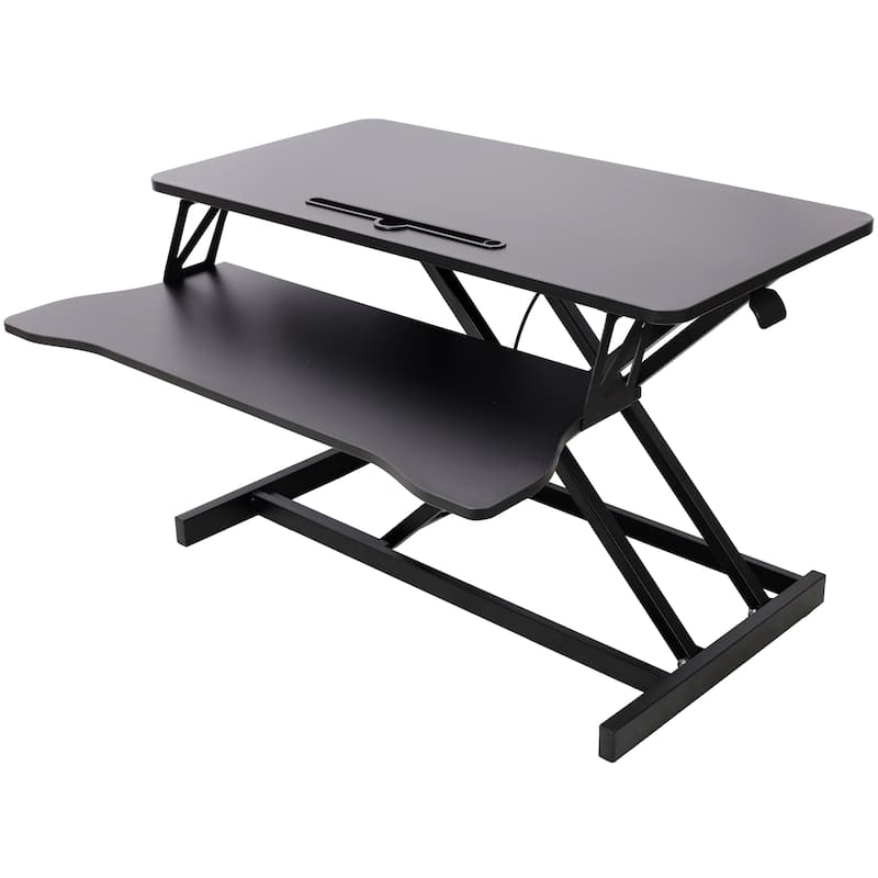 Adjustable Height Standing Laptop Desk,Adjustable Sit to Stand Up Workstation with Keyboard Tray