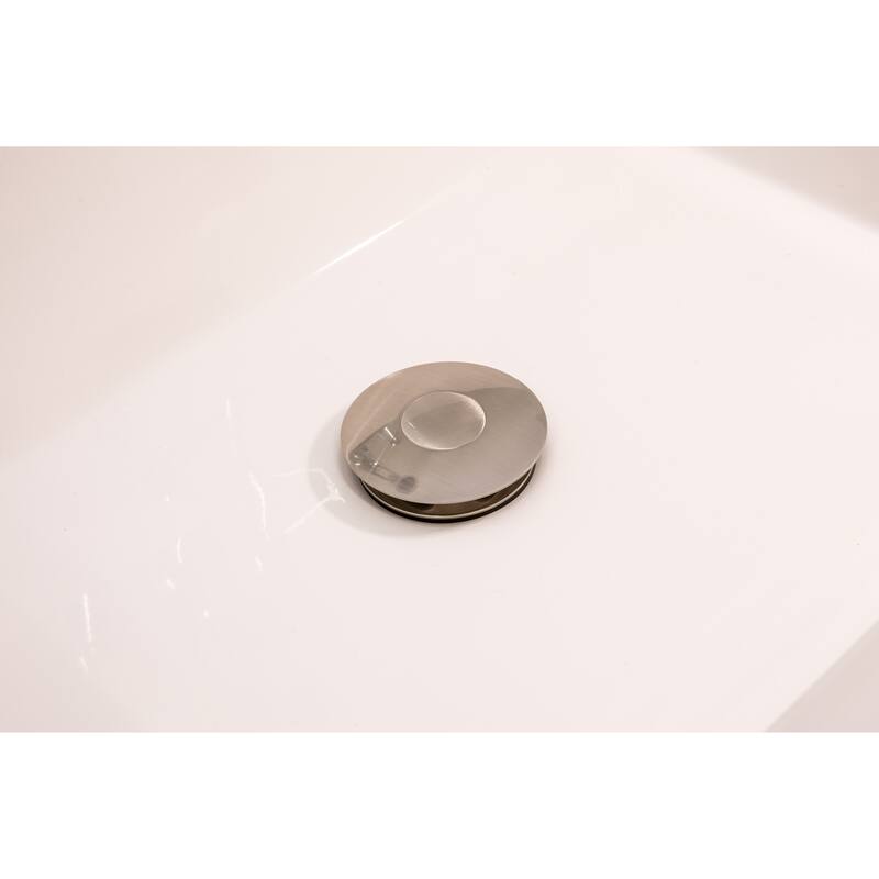 Keeney Push Button Bathroom Sink Drain without Overflow N/A Bed