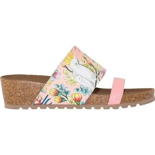 sunrise espadrille wedge slide sandal