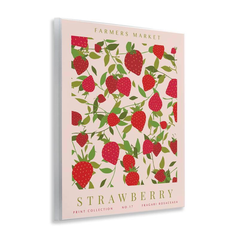 Stupell Strawberry Gallery Print Wall Plaque Art Design By Kamdon Kreations