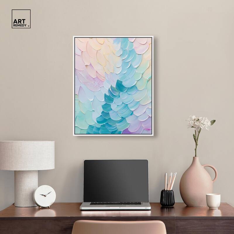 Mermaid Scales Canvas by Art Remedy