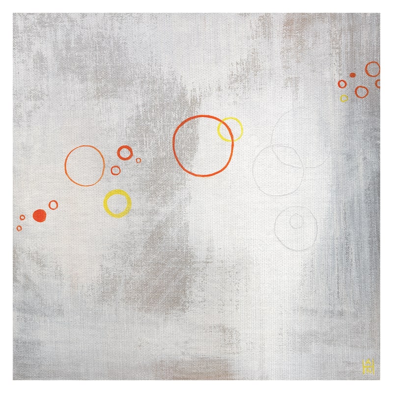Asteroids II by Stephanie Han Canvas Art Print