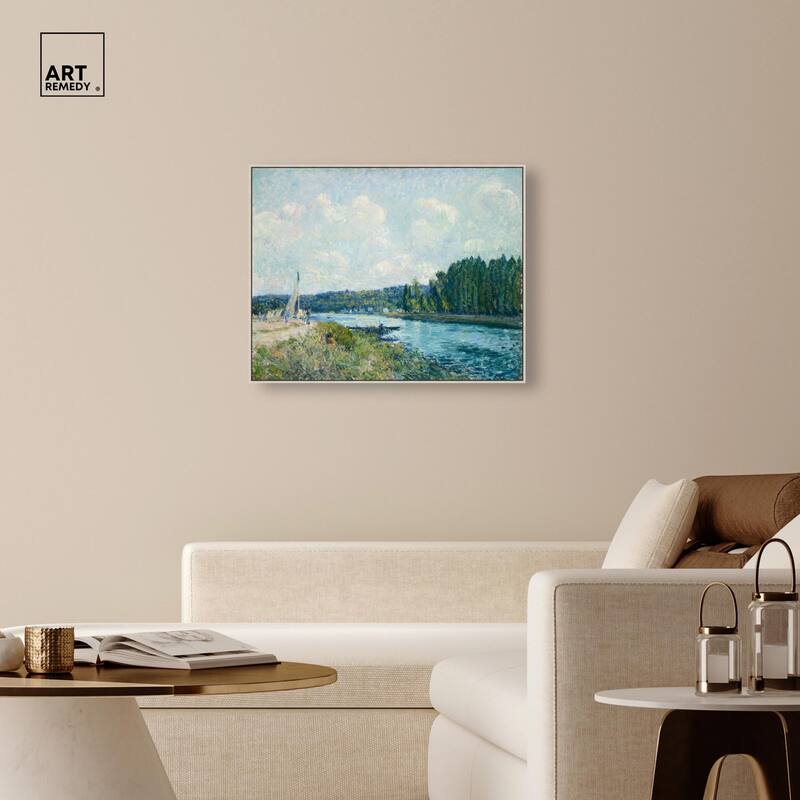 Sisley Banks of the Oise Canvas by Art Remedy