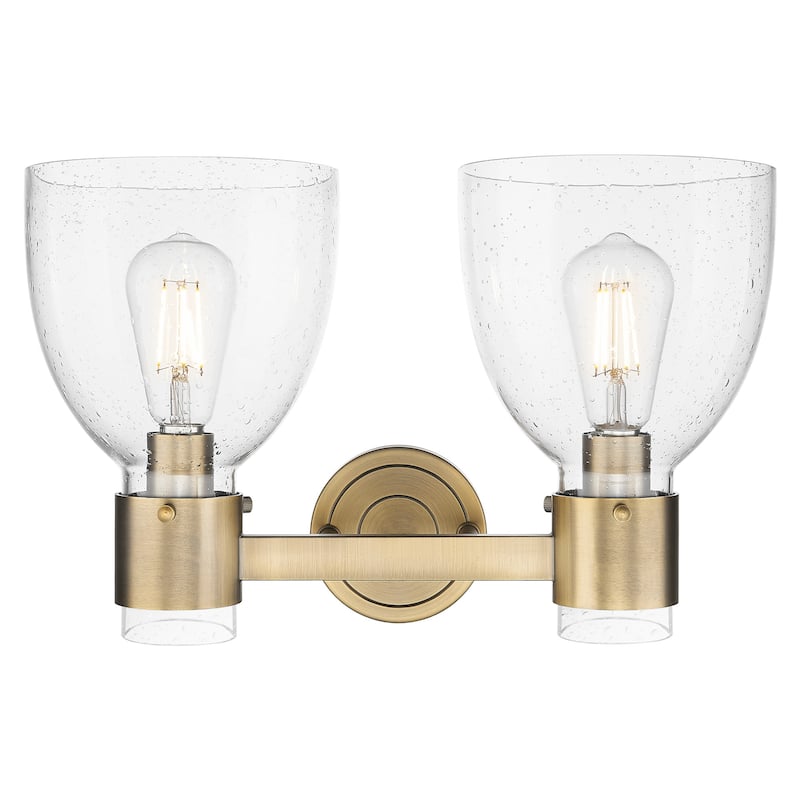 Innovations Lighting 464-2W-G464D-7SDY Lawton Bell 2 Light 16" Wide
