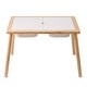 preview thumbnail 9 of 8, Natural Pine Wood Sensory Table with Storage Bins for Kids - 32.1” L x 23.6” W x 19.9” H