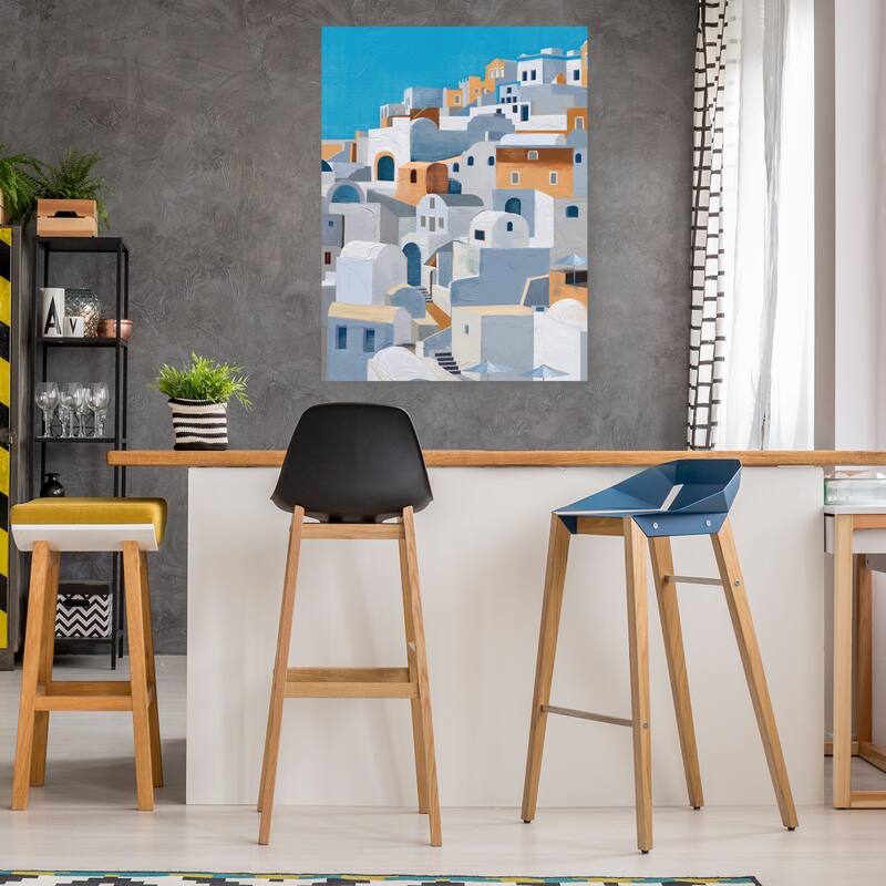 Santorini II By Aviva Miles Canvas Art Print