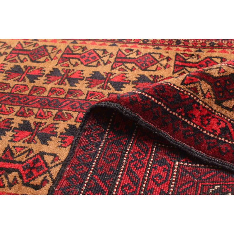 ECARPETGALLERY Hand-knotted Teimani Brown Wool Rug - 3'0 x 4'5