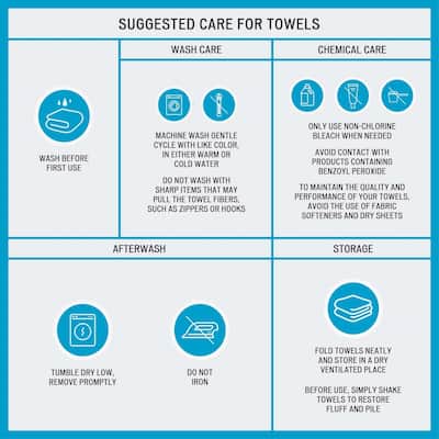 Cotton 8 Piece Antimicrobial Towel Set