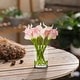 preview thumbnail 12 of 13, Enova Home 20 Pieces Real Touch Faux Calla Lily Artificial Flowers in Vase with Faux Water for Dining Table Decor, Wedding Event