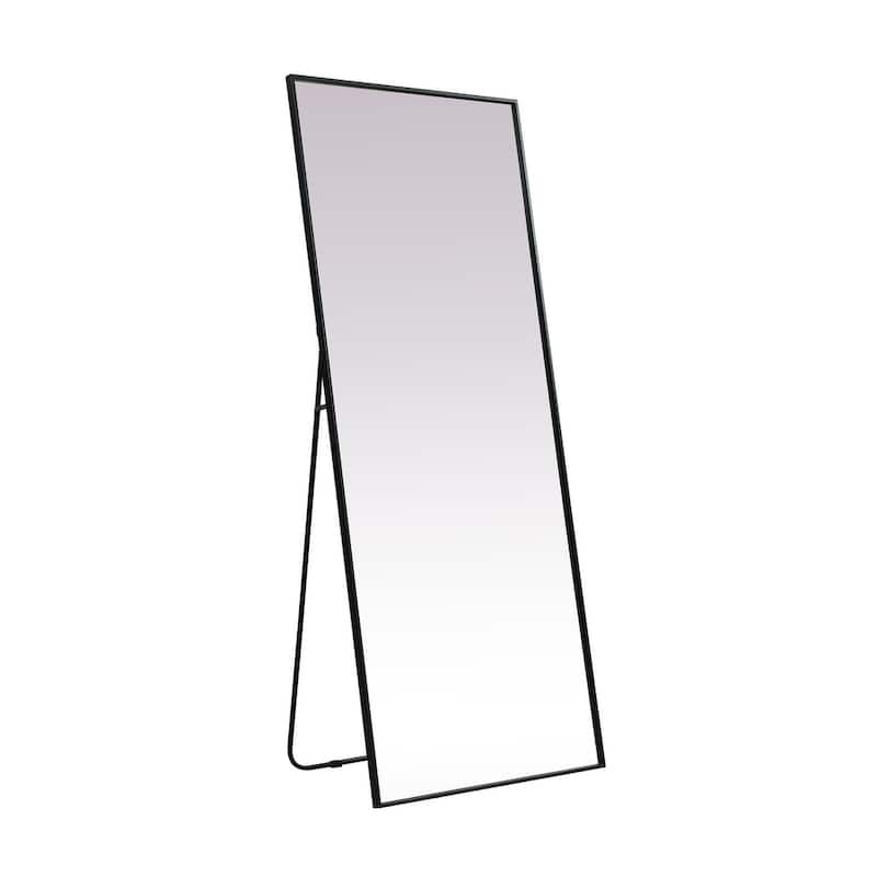 Indigo Home Metal Frame Rectangle Full Length Mirror 30x72 Inch