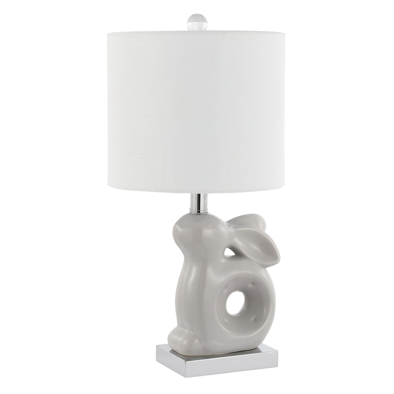 SAFAVIEH Kids Lighting 19" Ruby Rabbit Lamp - 10"W x 10"D x 19"H