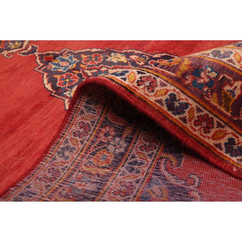 ECARPETGALLERY Hand-knotted Anadol Vintage Red Wool Rug - 3'9 x 6'11