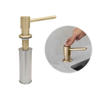 Stainless Steel Soap Dispenser for Kitchen Sink. Pump Liquid ...