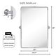 preview thumbnail 24 of 126, TEHOME Woodvale Rectangle Vertical Metal Wall Mirrors