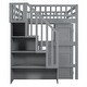 preview thumbnail 18 of 18, Full Size Loft Bed with Stairs, Bookshelf, Drawers, Desk & Wardrobe - Multifunctional Furniture for Kids & Teens