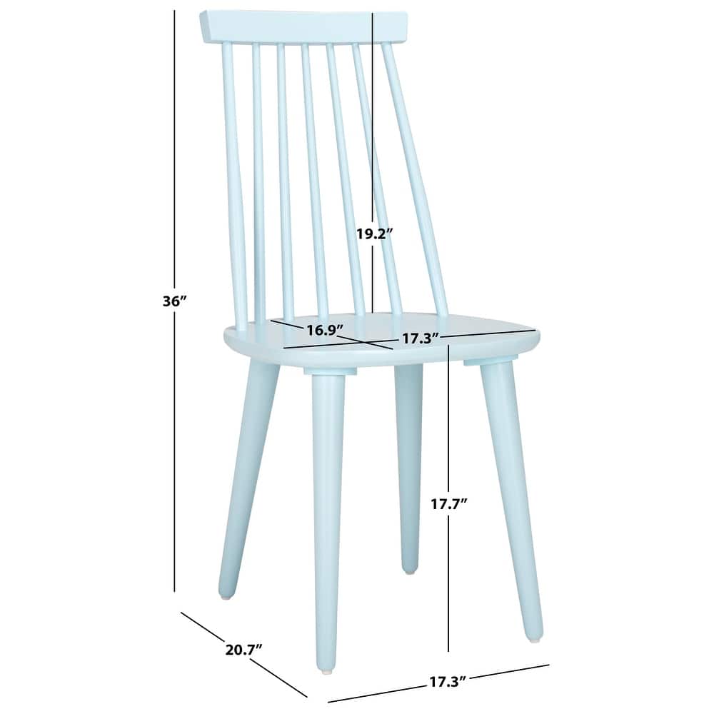 SAFAVIEH Home Burris 18-inch Side Chair [SET of 2] - 17"W x 21"D x 36"H