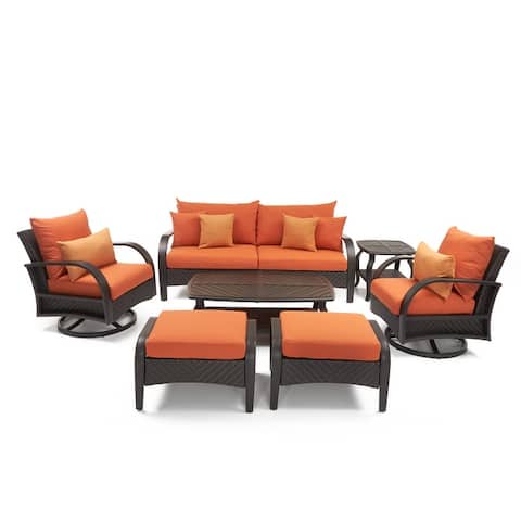 Barcelo 7-Piece Motion Club Deep Seat Sofa Set by RST Brands