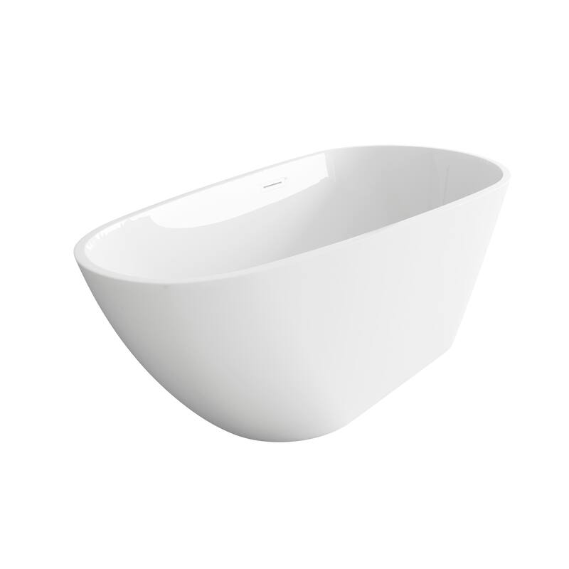 Hillary Bathtub in Glossy White