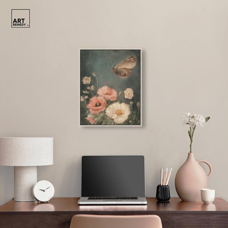 Shadowed Flutter II Canvas by Art Remedy