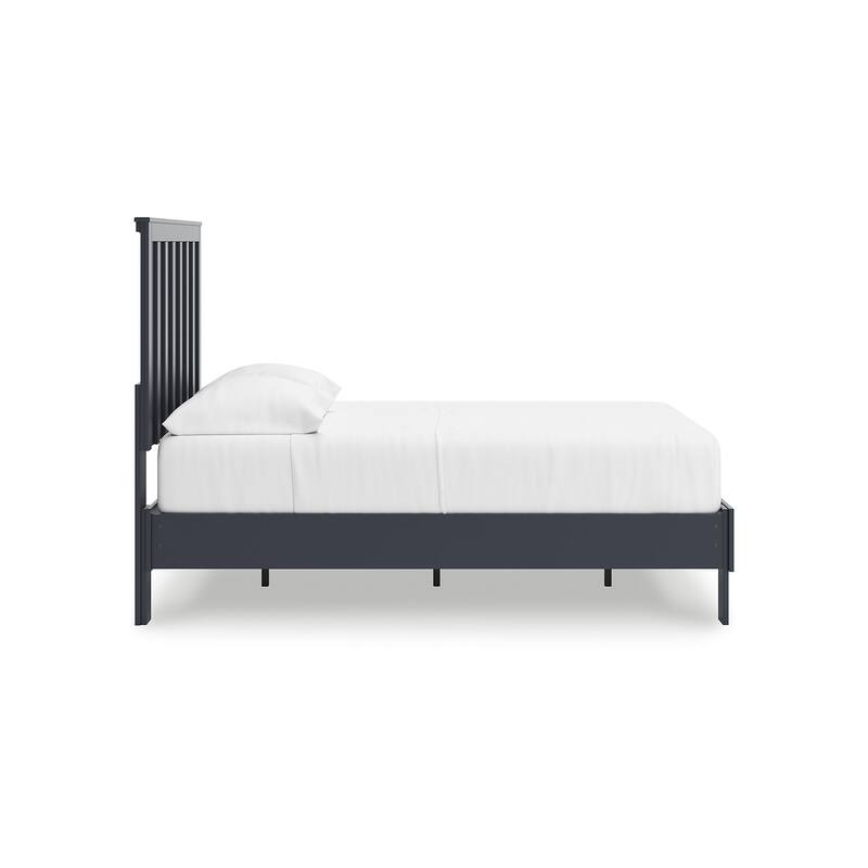 Signature Design by Ashley Simmenfort Dark Blue Platform Bed